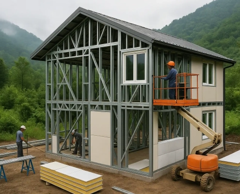 قیمت سازه LSF در گیلان؛ راهنمای خرید و اجرا