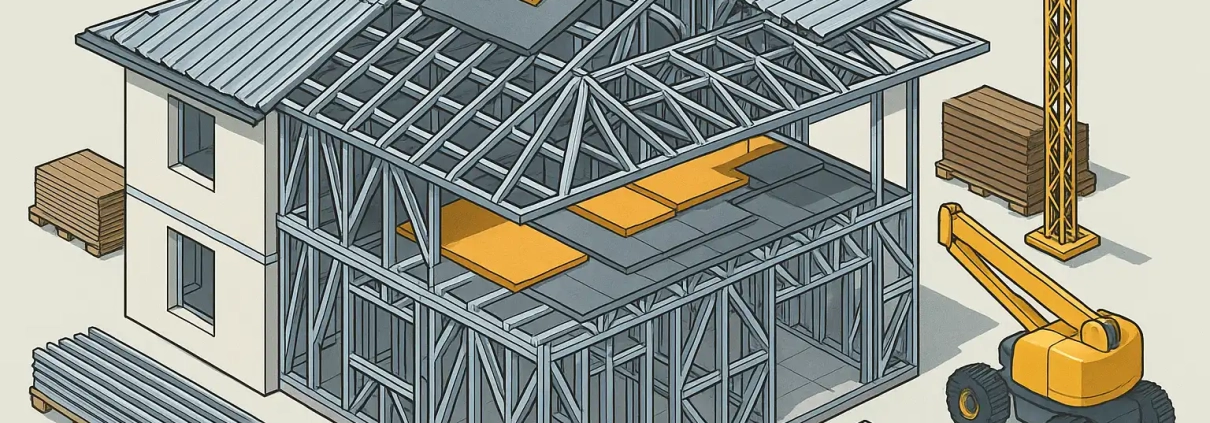 قیمت سقف سازه LSF؛ متری تا اجرا