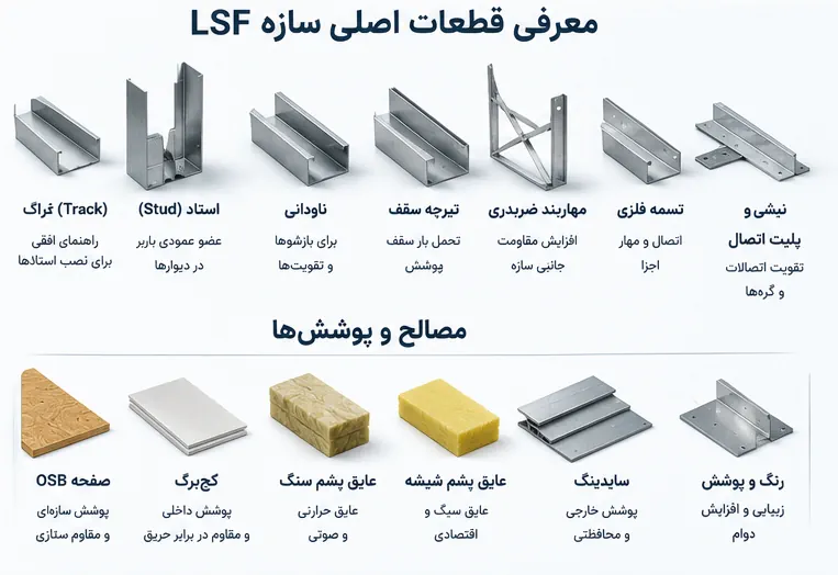 سازه LSF