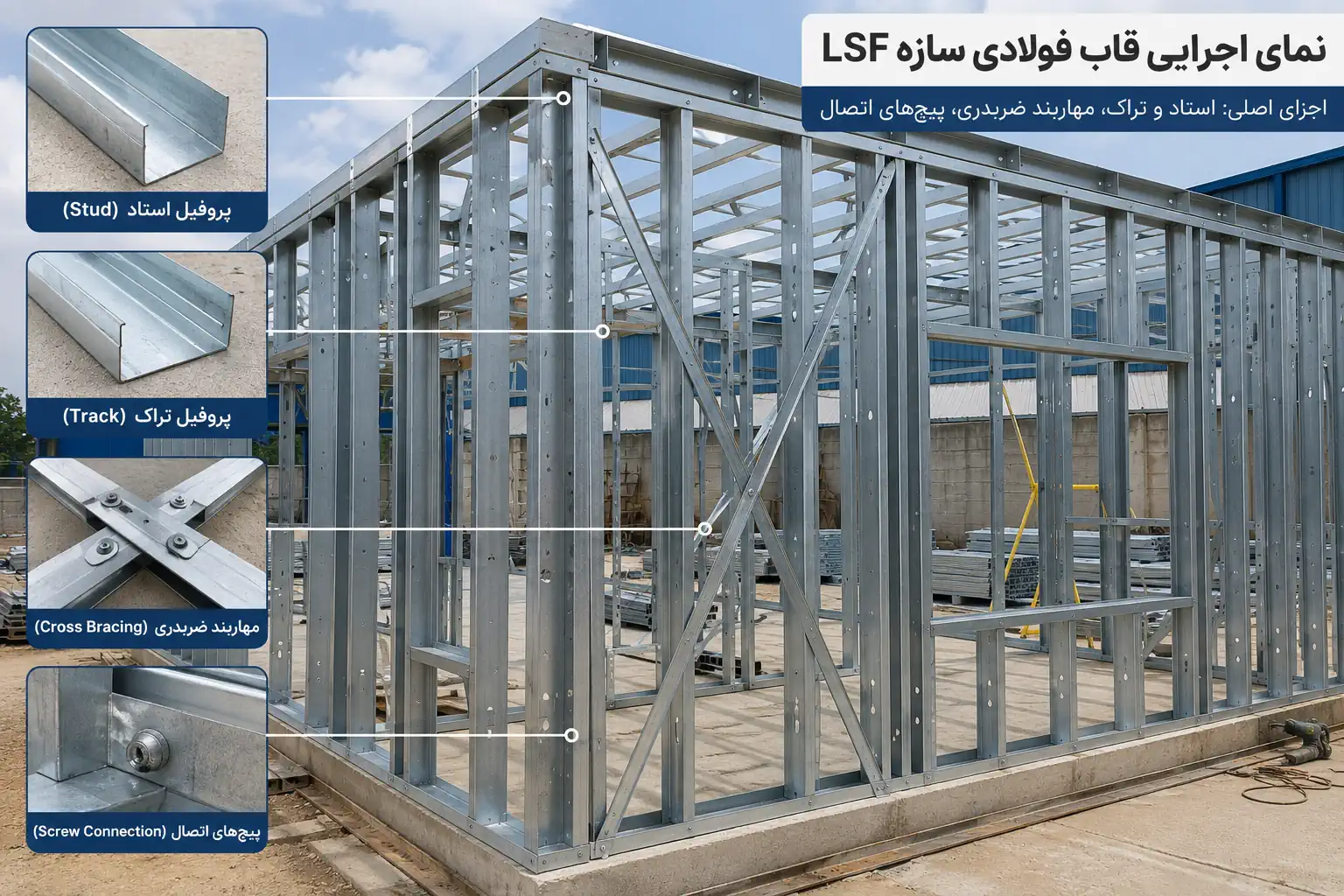 راهنمای جامع سازه LSF