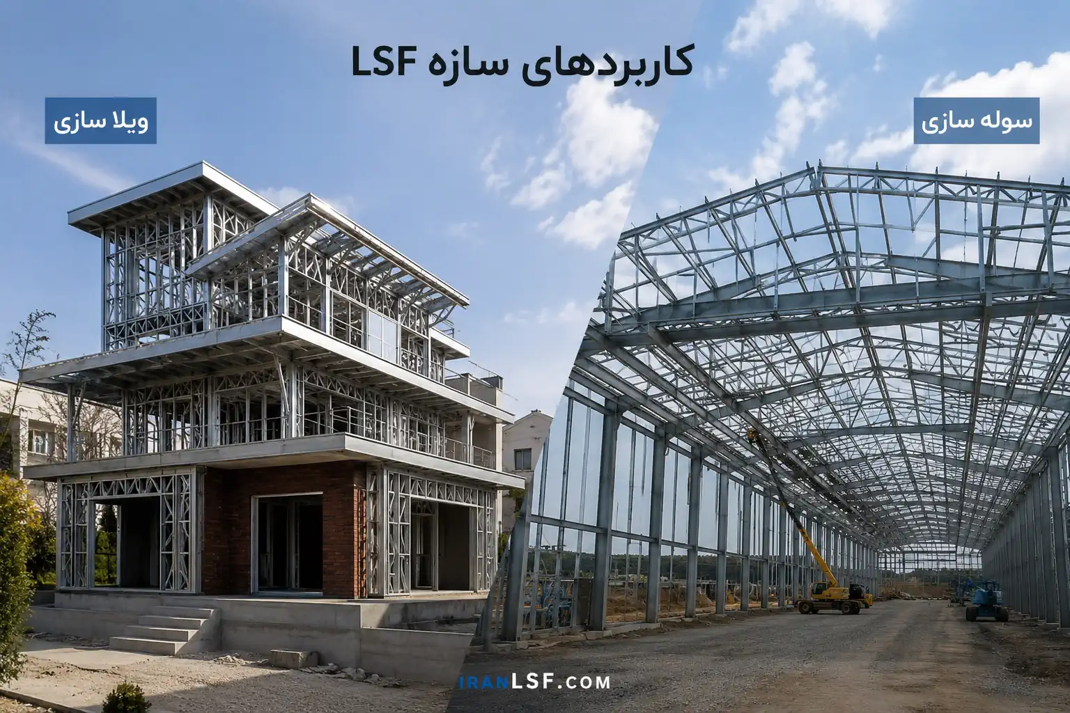 کاربردهای سازه LSF